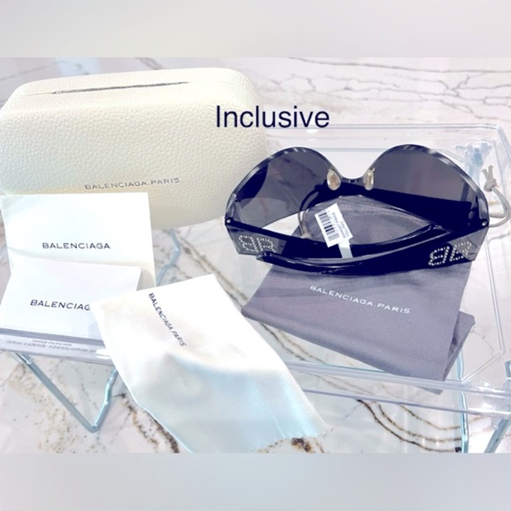 Balenciaga New Sunglasses COA, case, bag, cloth - Picture 5 of 14